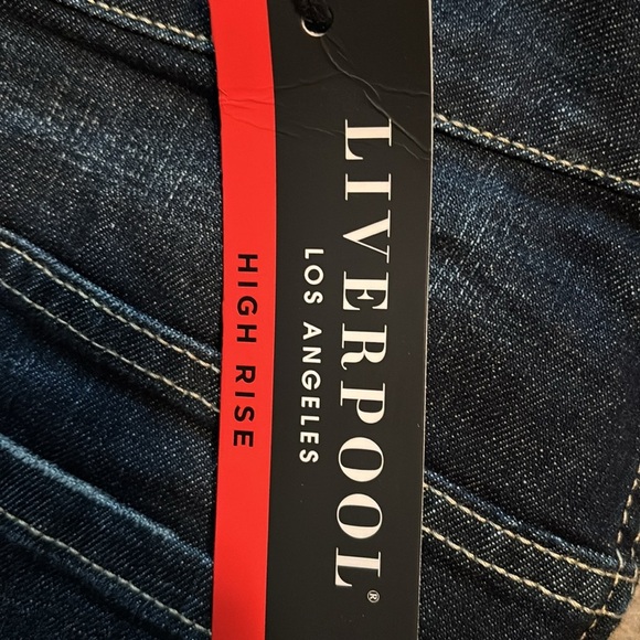 NWT Liverpool High Rise Jeans 24 Women's W Straight - Picture 3 of 6